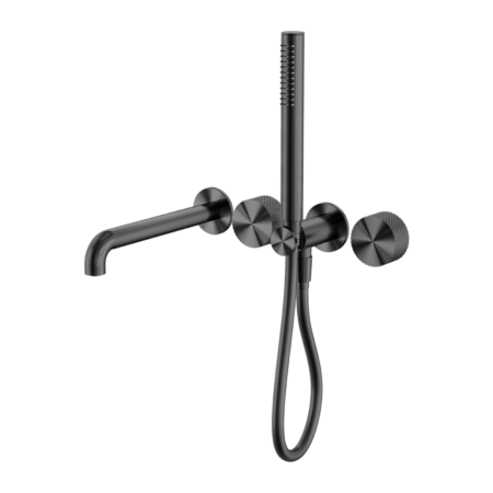 NERO Opal Progressive Shower System Seperate Plate With Spout 230/250mm