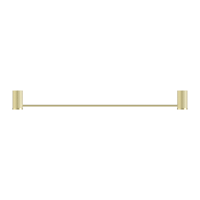 NERO OPAL NON-HEATED SINGLE TOWEL RAIL BRUSHED GOLD (AVAILABLE IN 600MM AND 800MM)