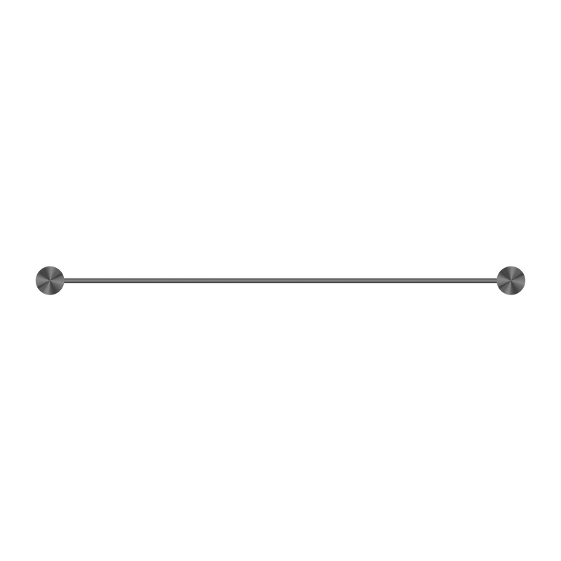 NERO OPAL NON-HEATED SINGLE TOWEL RAIL GRAPHITE (AVAILABLE IN 600MM AND 800MM)