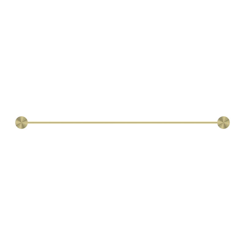 NERO OPAL NON-HEATED DOUBLE TOWEL RAIL BRUSHED GOLD (AVAILABLE IN 600MM AND 800MM)