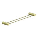 NERO OPAL NON-HEATED DOUBLE TOWEL RAIL BRUSHED GOLD (AVAILABLE IN 600MM AND 800MM)