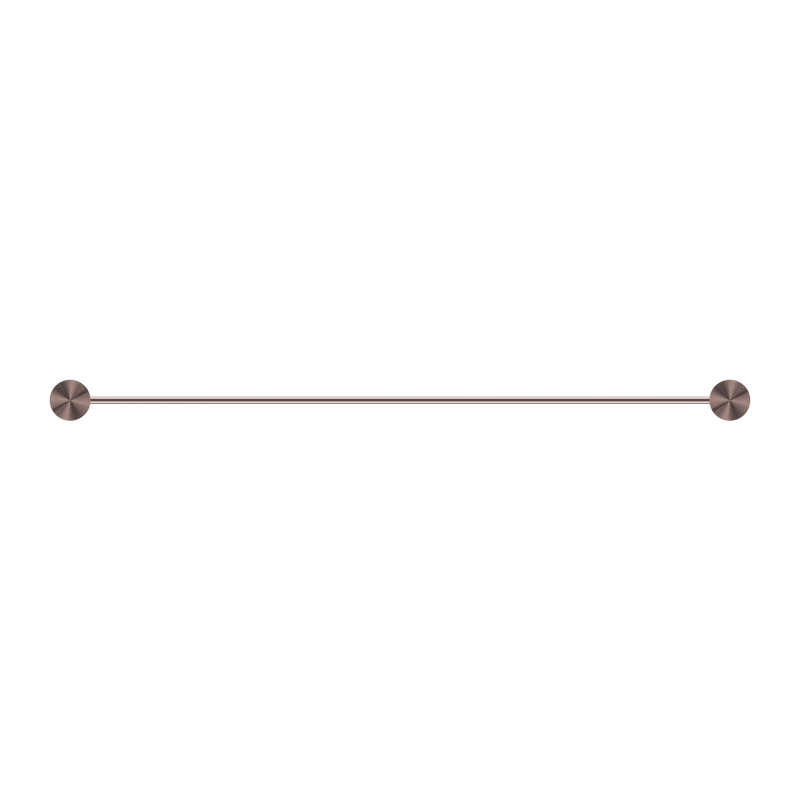 NERO OPAL NON-HEATED DOUBLE TOWEL RAIL BRUSHED BRONZE (AVAILABLE IN 600MM AND 800MM)