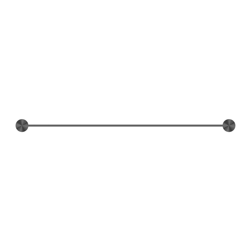 NERO OPAL NON-HEATED DOUBLE TOWEL RAIL GRAPHITE (AVAILABLE IN 600MM AND 800MM)