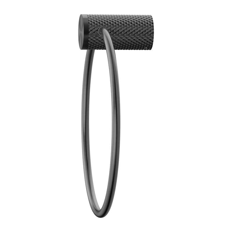 NERO OPAL TOWEL RING 202MM GRAPHITE