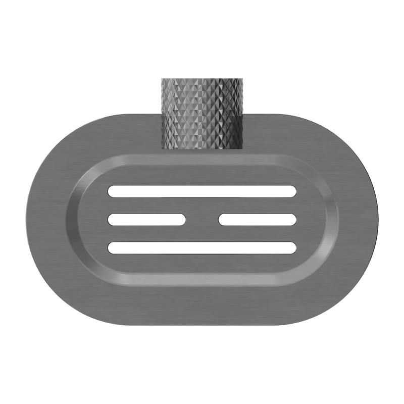 NERO OPAL SOAP DISH HOLDER 150MM GRAPHITE