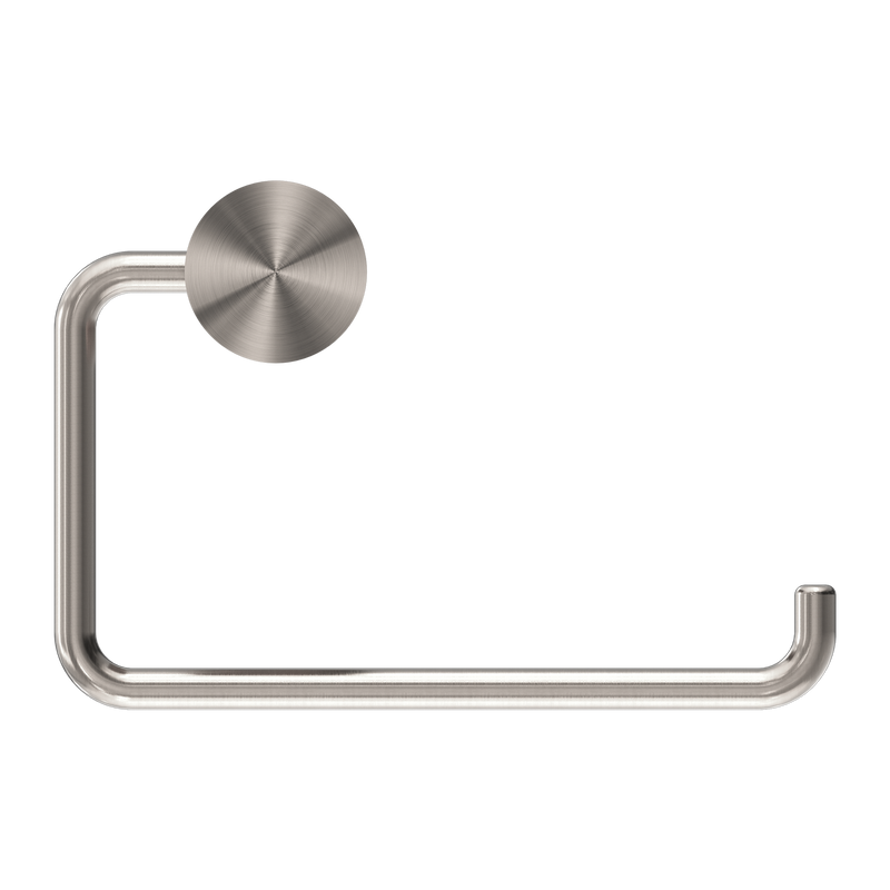 NERO OPAL TOILET ROLL HOLDER 150MM BRUSHED NICKEL