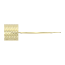 NERO OPAL METAL SHOWER SHELF 420MM BRUSHED GOLD