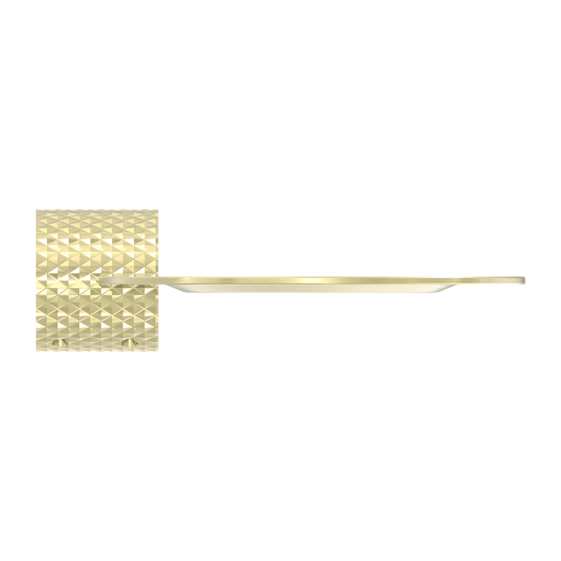 NERO OPAL METAL SHOWER SHELF 420MM BRUSHED GOLD