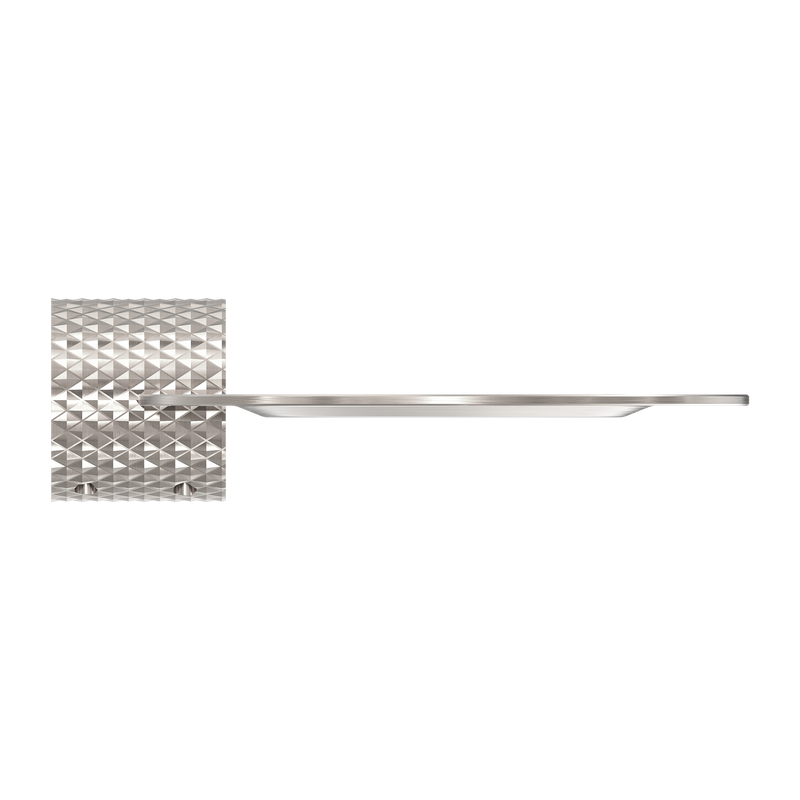 NERO OPAL METAL SHOWER SHELF 420MM BRUSHED NICKEL