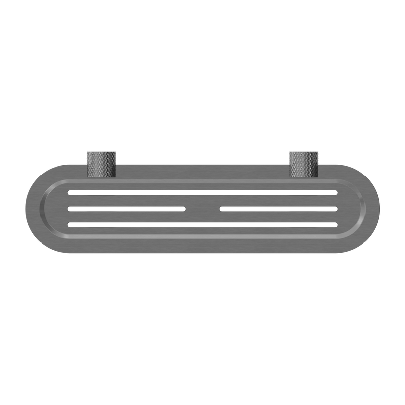 NERO OPAL METAL SHOWER SHELF 420MM GRAPHITE