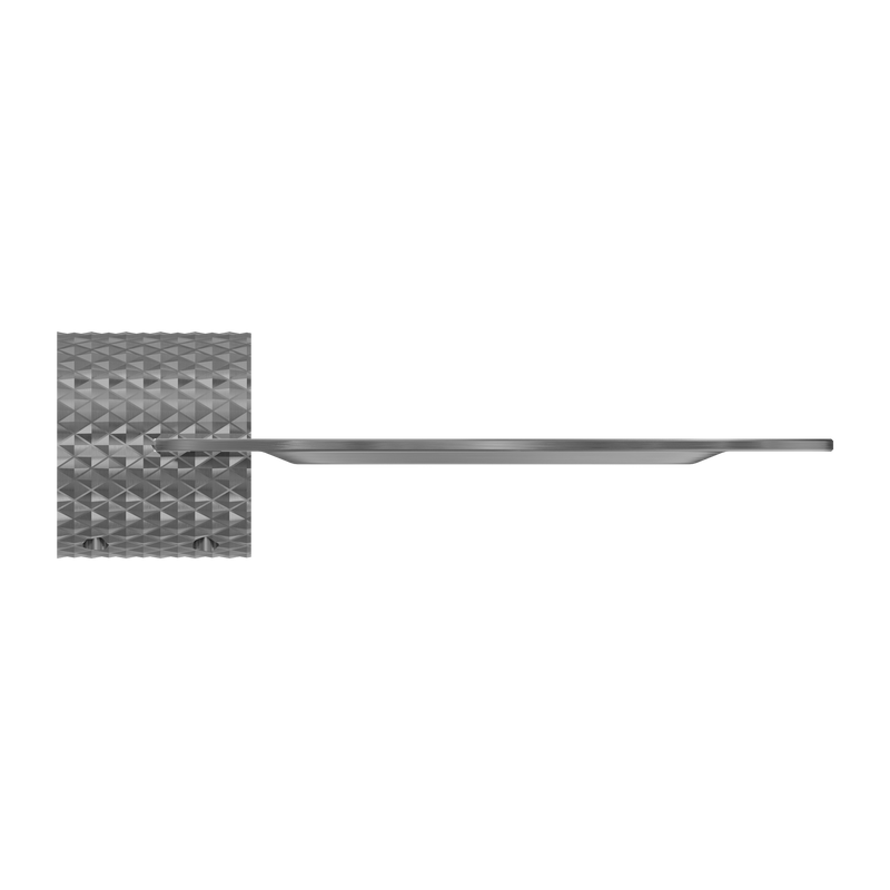 NERO OPAL METAL SHOWER SHELF 420MM GRAPHITE