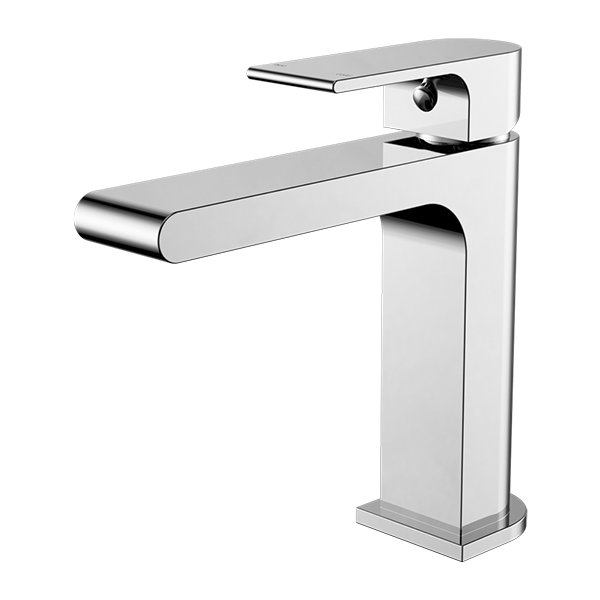 NERO Bianca Basin Mixer Straight Spout
