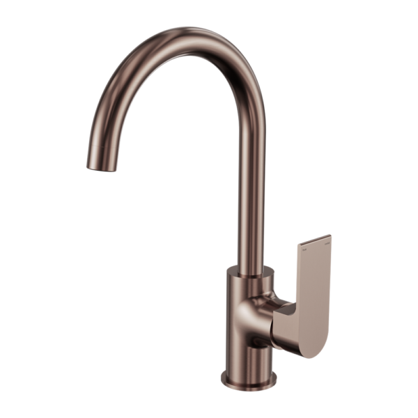 NERO Bianca Kitchen Mixer Gooseneck Spout