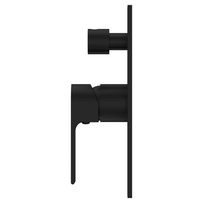 NERO BIANCA SHOWER MIXER DIVERTER MATTE BLACK