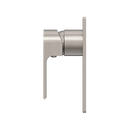 NERO BIANCA SHOWER MIXER 150MM BRUSHED NICKEL