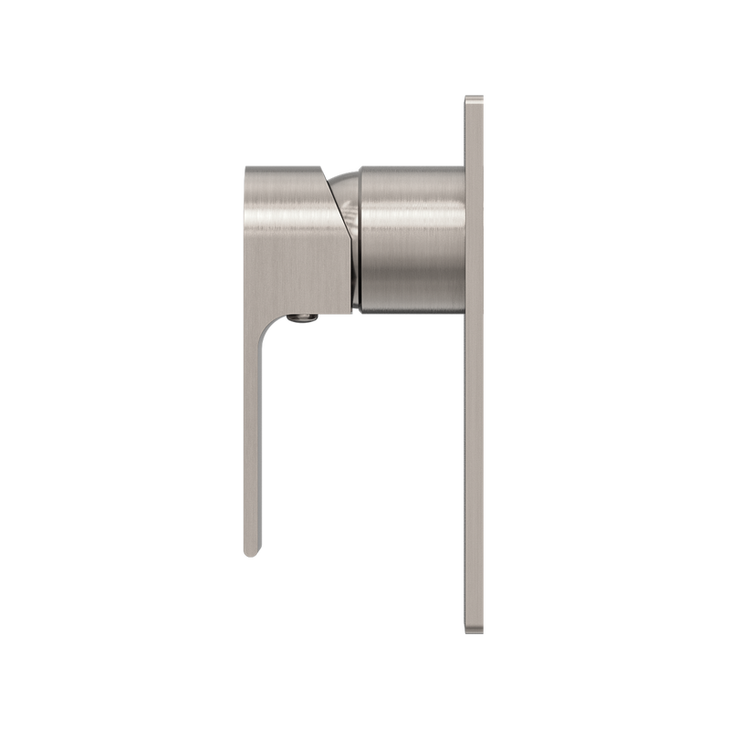NERO BIANCA SHOWER MIXER 150MM BRUSHED NICKEL