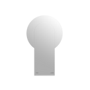 NERO BIANCA SHOWER MIXER PLATE CHROME