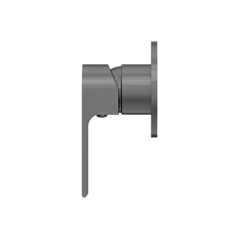 NERO BIANCA SHOWER MIXER PLATE GUN METAL