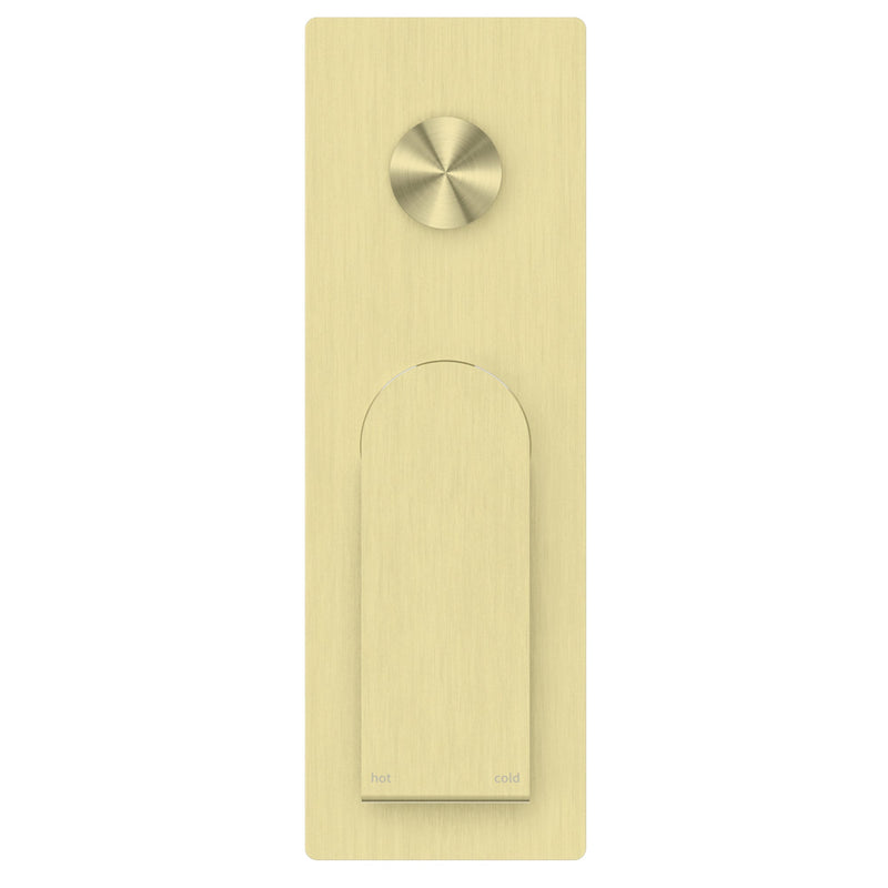 NERO BIANCA SHOWER MIXER DIVERTER BRUSHED GOLD