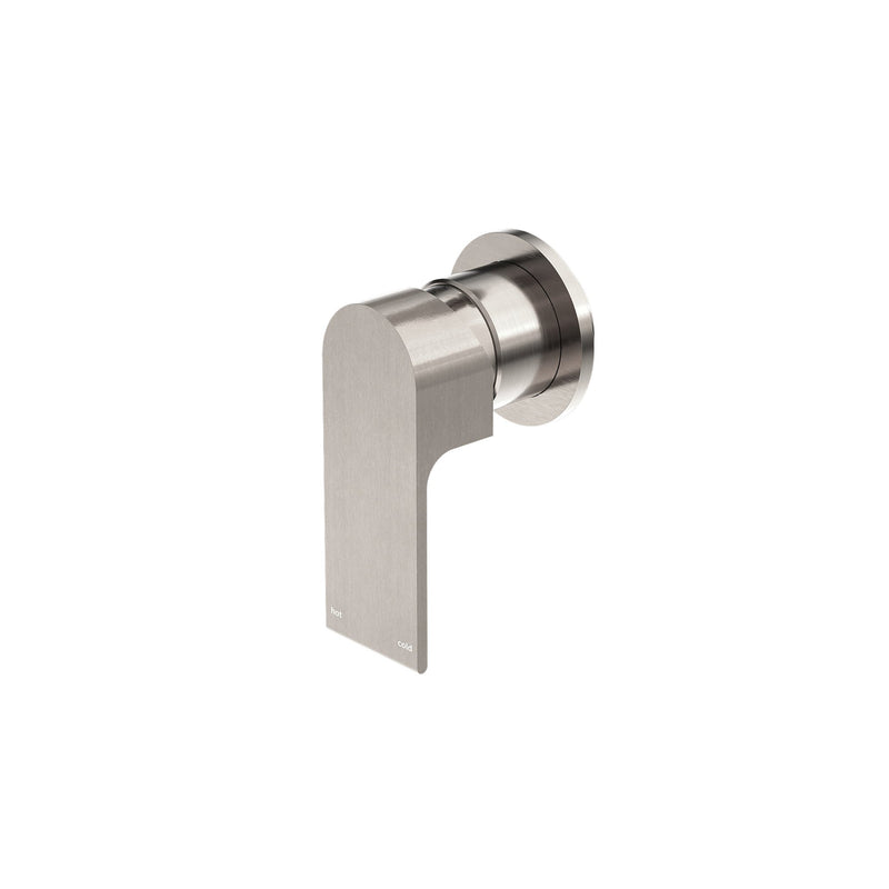 NERO BIANCA SHOWER MIXER PLATE BRUSHED NICKEL