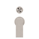 NERO BIANCA SHOWER MIXER DIVERTER SEPARATE BACK PLATE BRUSHED NICKEL