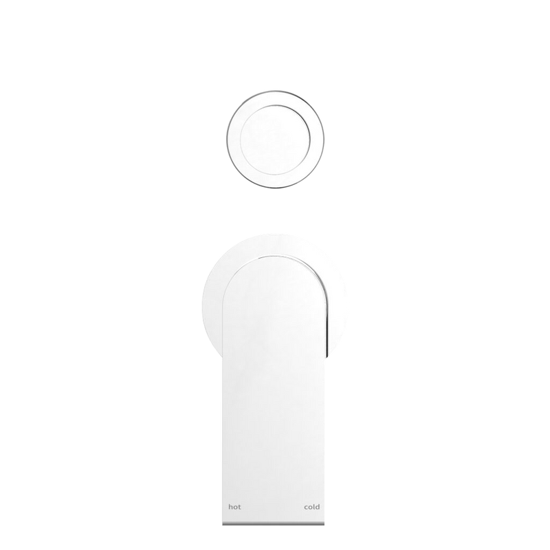 NERO BIANCA SHOWER MIXER DIVERTER SEPARATE BACK PLATE CHROME