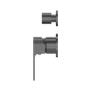 NERO BIANCA SHOWER MIXER DIVERTER SEPARATE BACK PLATE GUN METAL