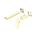NERO Bianca Wall Basin/Bath Mixer Seperate back plate Trim Kits Only