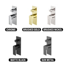 NERO BIANCA SHOWER MIXER DIVERTER BRUSHED GOLD