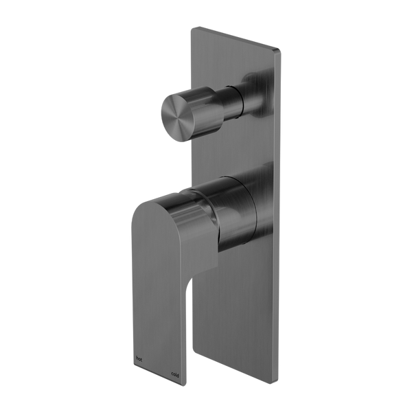 NERO BIANCA SHOWER MIXER DIVERTER GUN METAL
