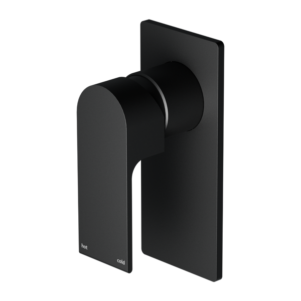 NERO BIANCA SHOWER MIXER 150MM MATTE BLACK