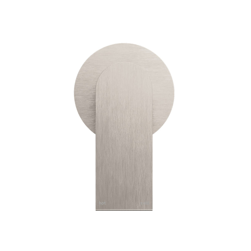 NERO BIANCA SHOWER MIXER PLATE BRUSHED NICKEL