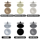 NERO OPAL ROUND SHOWER HEAD 250MM BRUSHED GOLD