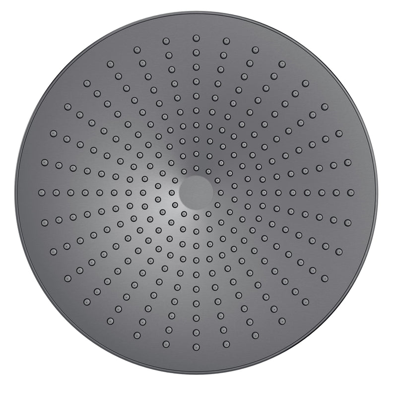 NERO OPAL ROUND SHOWER HEAD 250MM GRAPHITE