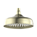 NERO YORK SHOWER HEAD 200MM AGED BRASS