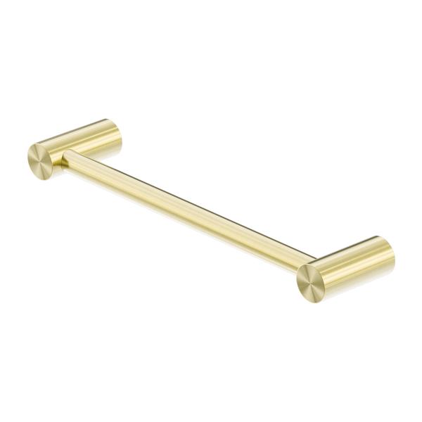 NERO ZEN NON-HEATED HAND TOWEL RAIL 330MM BRUSHED GOLD