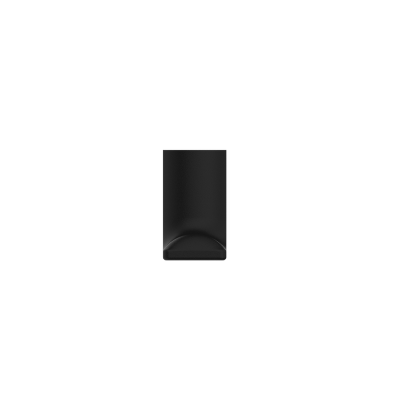 NERO PEARL ROBE HOOK 53MM MATTE BLACK