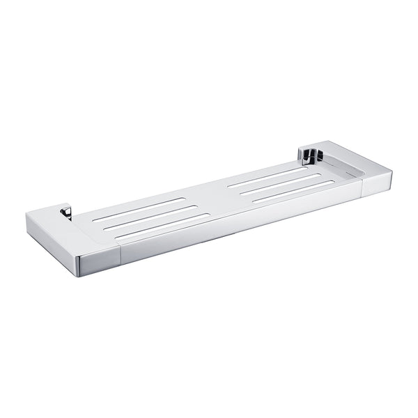 NERO PEARL METAL SHOWER SHELF 426MM CHROME