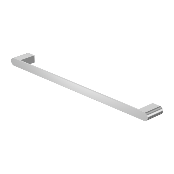 NERO BIANCA NON-HEATED SINGLE TOWEL RAIL CHROME (AVAILABLE IN 600MM AND 800MM)