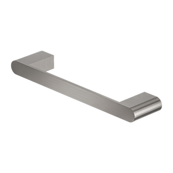NERO BIANCA HAND TOWEL RAIL 300MM BRUSHED NICKEL