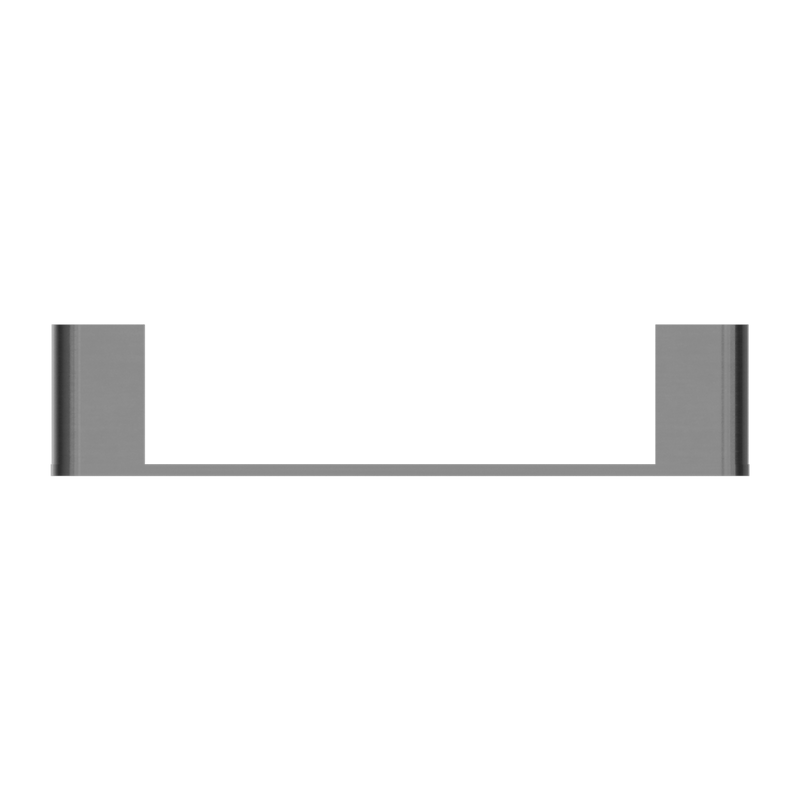NERO BIANCA HAND TOWEL RAIL 300MM GUN METAL