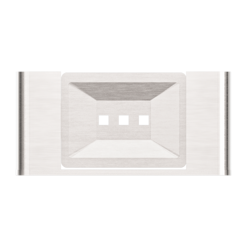NERO BIANCA SOAP DISH HOLDER 193MM BRUSHED NICKEL