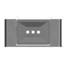 NERO BIANCA SOAP DISH HOLDER 193MM GUN METAL