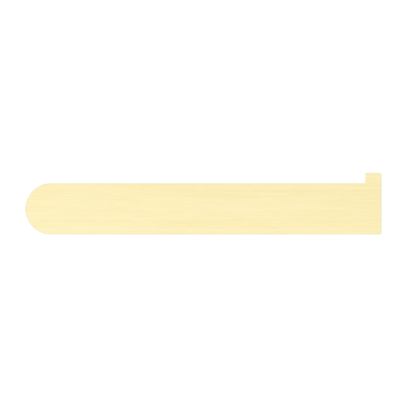 NERO BIANCA TOILET ROLL HOLDER 180MM BRUSHED GOLD