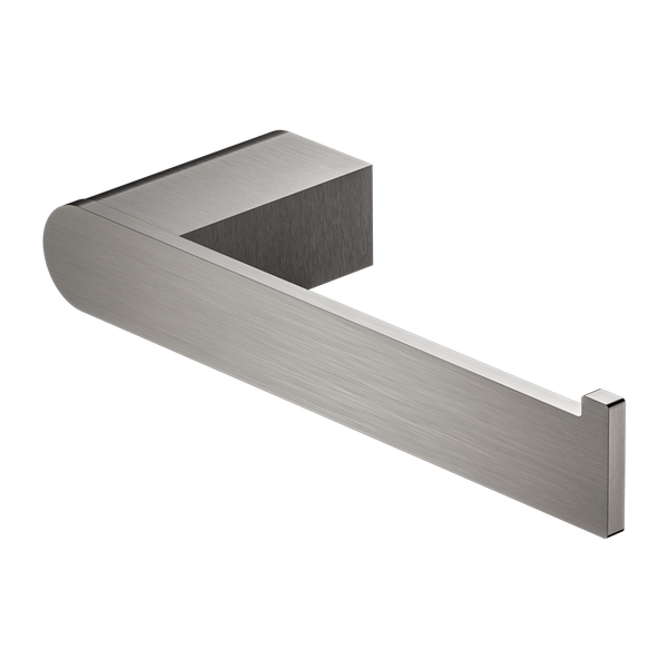 NERO BIANCA TOILET ROLL HOLDER 180MM BRUSHED NICKEL