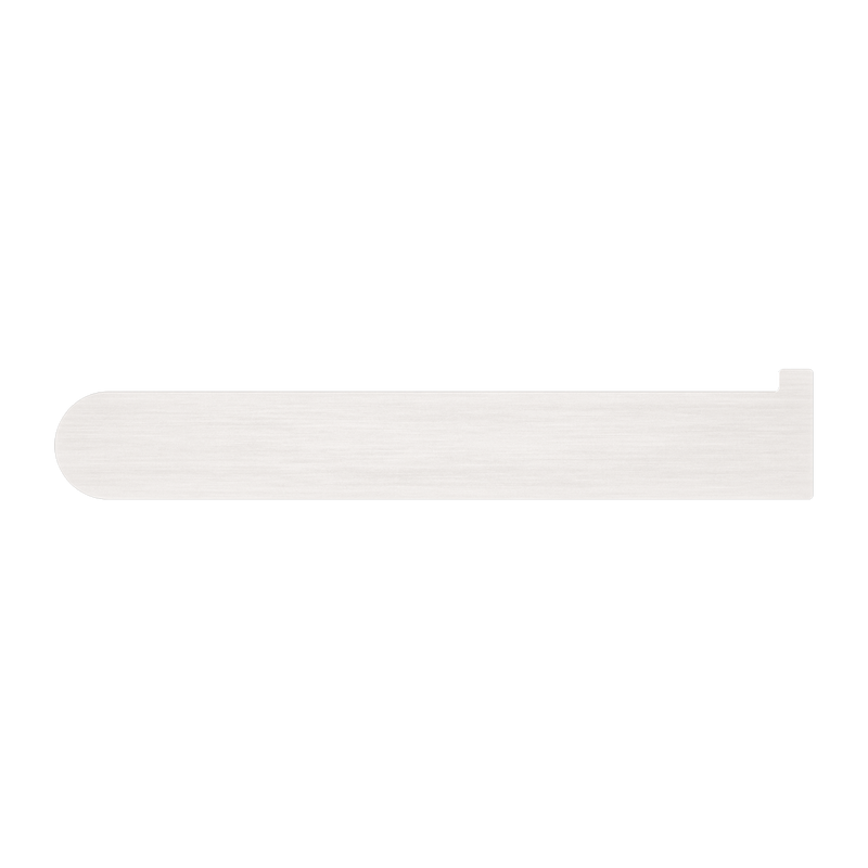 NERO BIANCA TOILET ROLL HOLDER 180MM BRUSHED NICKEL