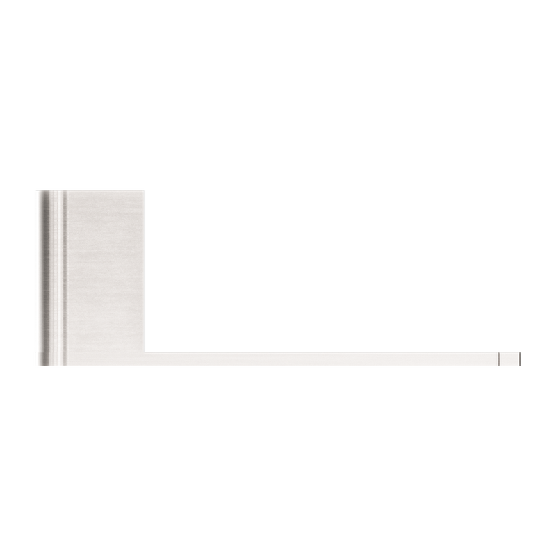 NERO BIANCA TOILET ROLL HOLDER 180MM BRUSHED NICKEL