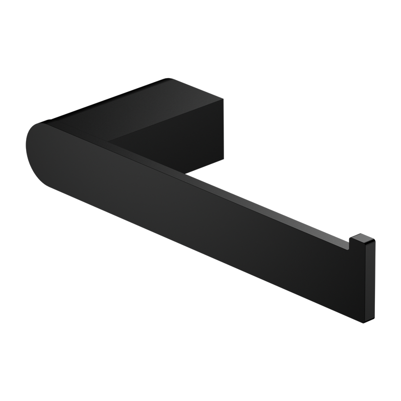 NERO BIANCA TOILET ROLL HOLDER 180MM MATTE BLACK