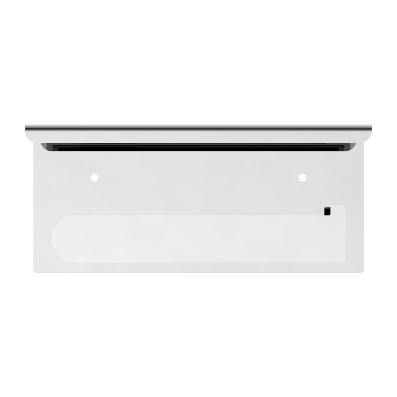 NERO BIANCA TOILET ROLL HOLDER WITH PHONE HOLDER 185MM CHROME