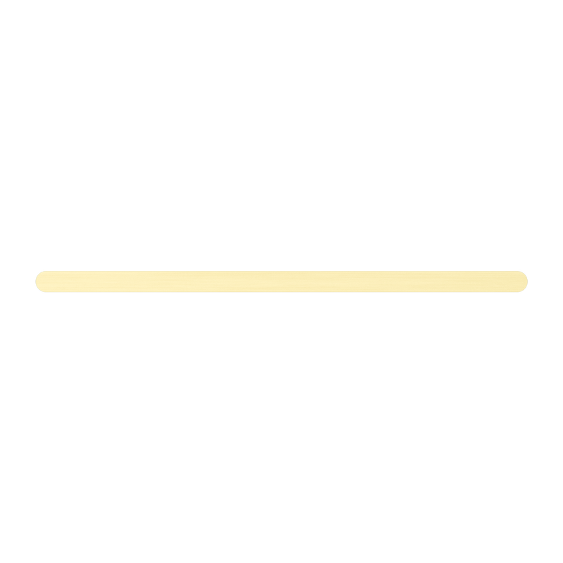 NERO BIANCA NON-HEATED TOWEL RACK 600MM BRUSHED GOLD